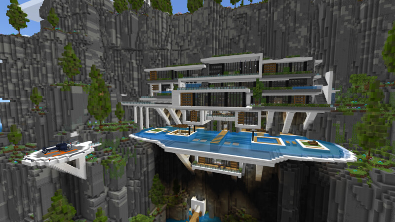 Mountainside Mansion (1.1) Mountainside Mansion (1.1) by CrackedCubes
