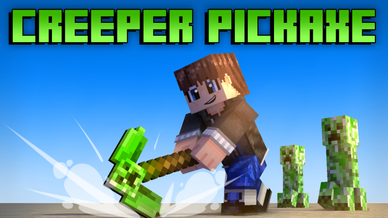 Creeper Pickaxe Key Art