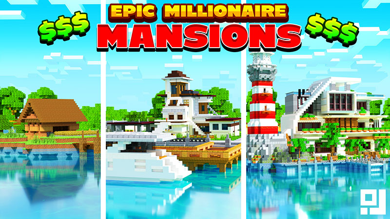 Epic Millionaire Mansions Key Art