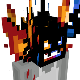 Red & Blue Fire Head Key Art