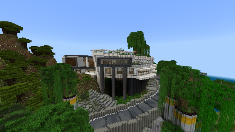 Cliffside Millionaire Mansion by Mob Pie