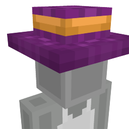 Purple Straw Hat