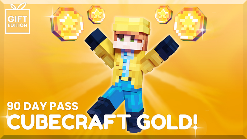 CubeCraft Gold Gift - 90 Day Pass