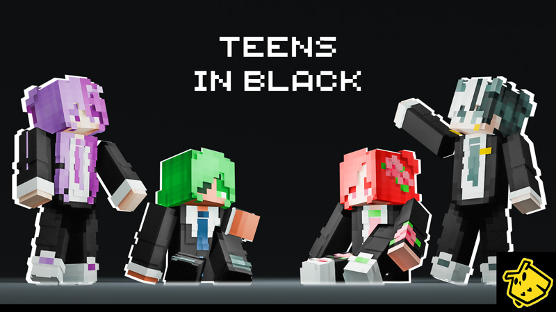 Teens in Black on the Minecraft Marketplace by Owls Cubed