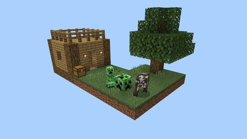 Mob Blocks One Block Challenge screenshot 3