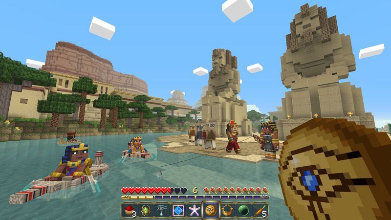 Egyptian Mythology Mash-up by Minecraft