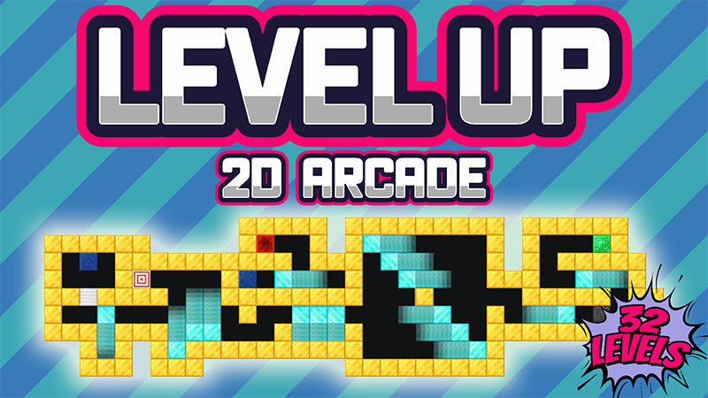 Level Up: 2D Arcade Key Art