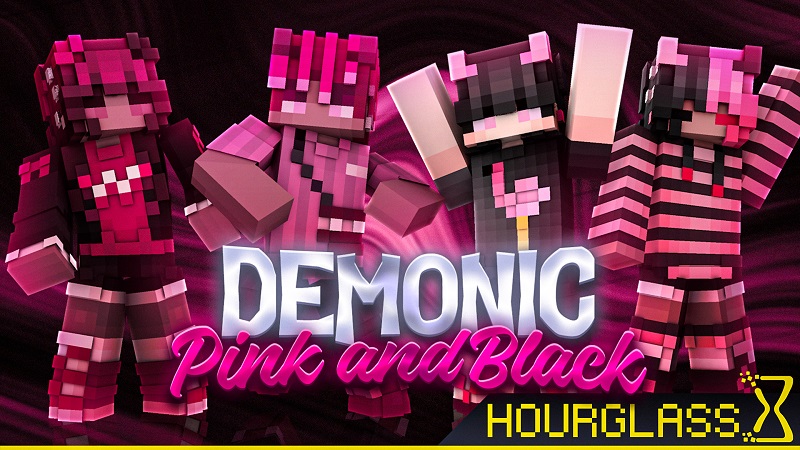 Demonic Pink and Black Key Art