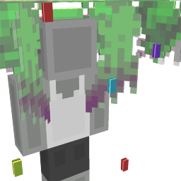 Glitched Neon Rain