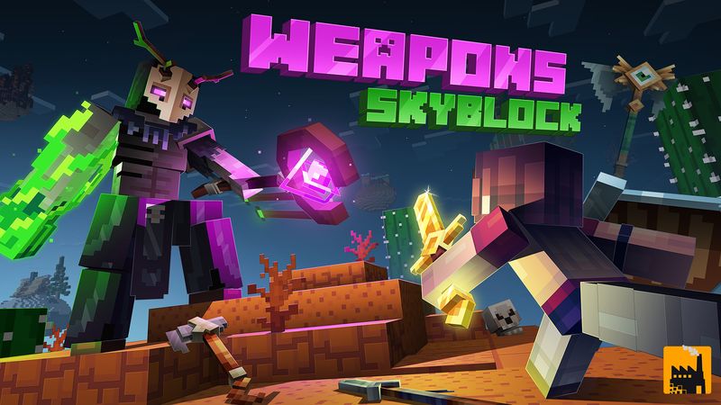 Skyblock Weapons Key Art