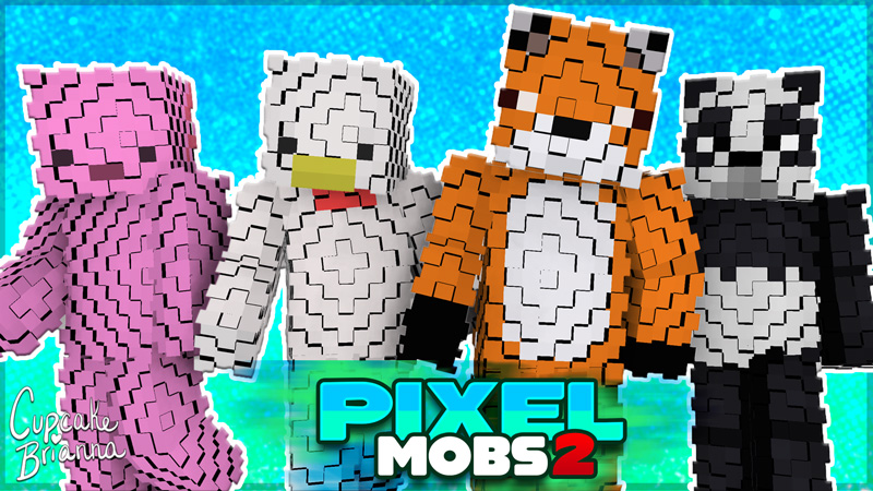 Pixel Mobs 2 Skin Pack Key Art