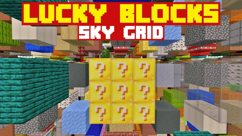 Lucky Blocks Sky Grid