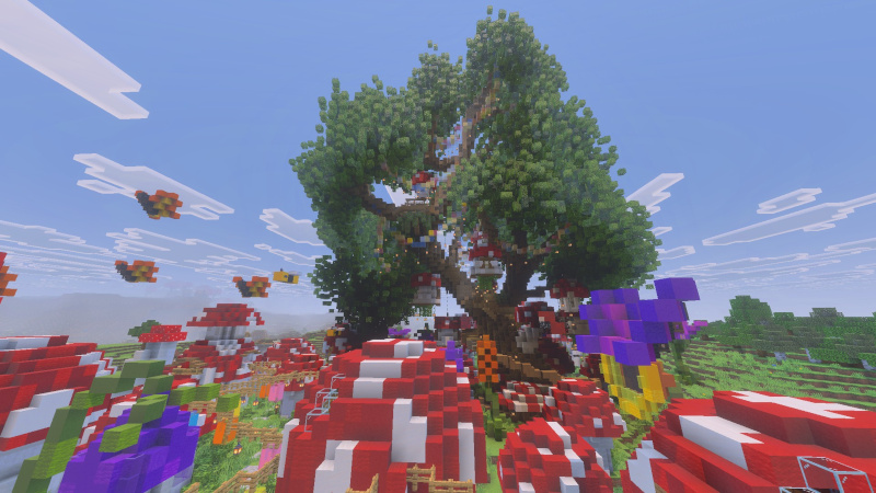 Mushroom Village by Block Perfect Studios