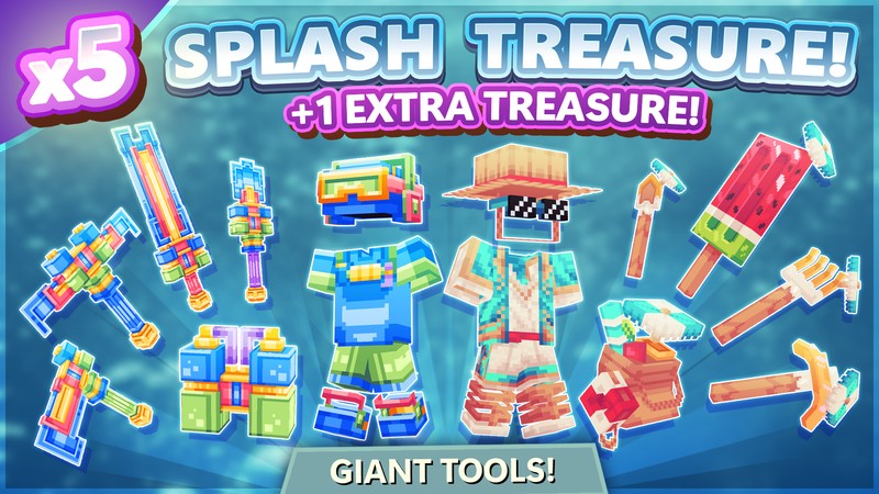 5x Splash Treasure [+1 FREE]