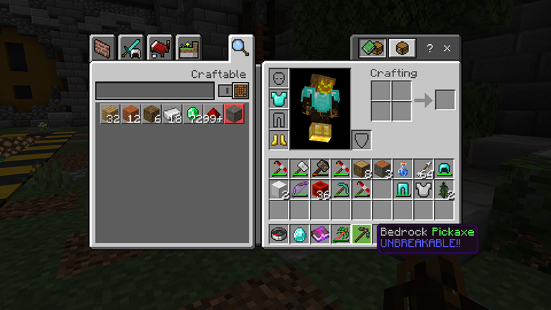 Bedrock Pickaxe Screenshot #2