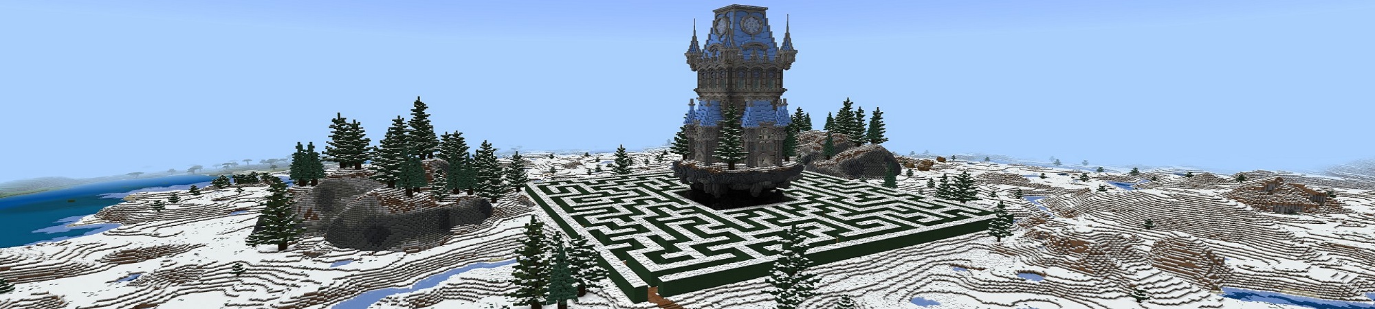 Frozen Maze Panorama