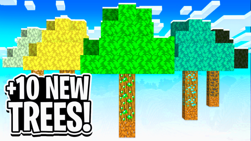 Skyblock Tree Ores Key Art