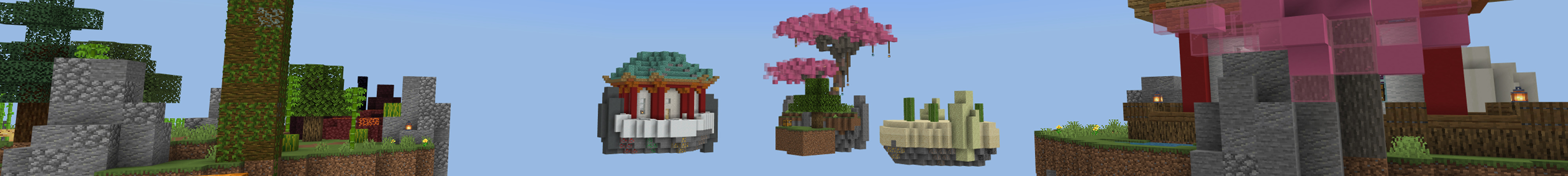 Sakura Skyblock Panorama