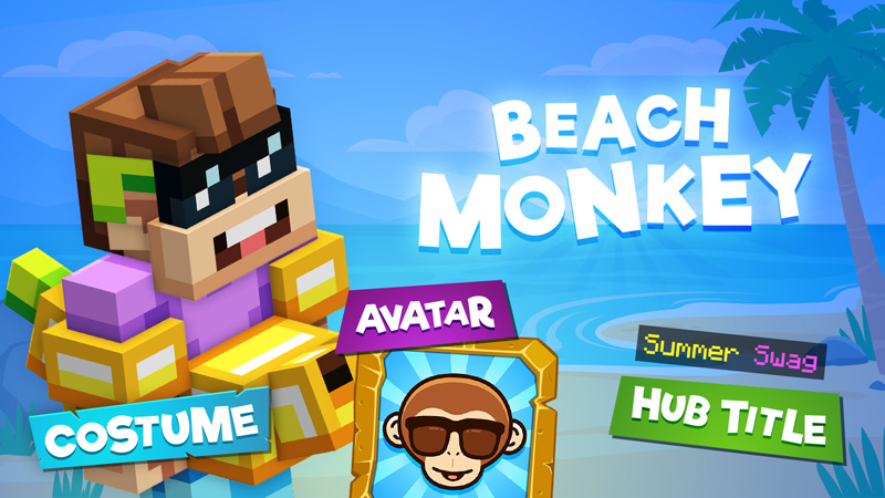 Beach Monkey Costume Key Art