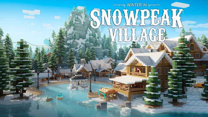 Winter in Snowpeak Village on the Minecraft Marketplace by Ninja Squirrel Gaming