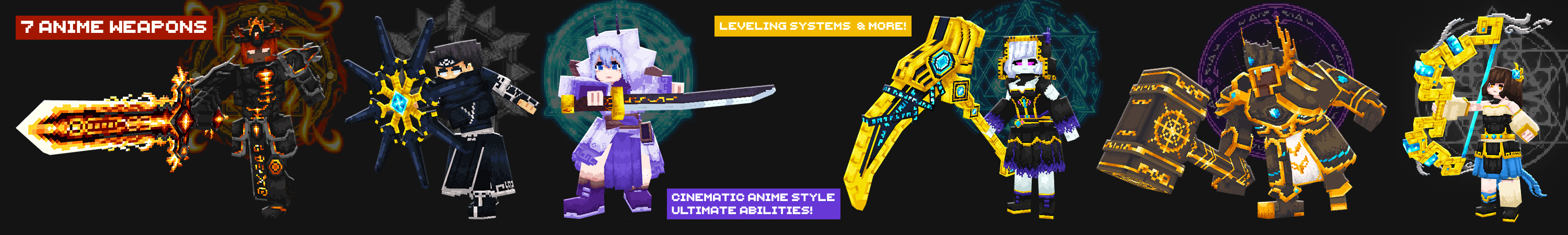 Anime Weapons Panorama