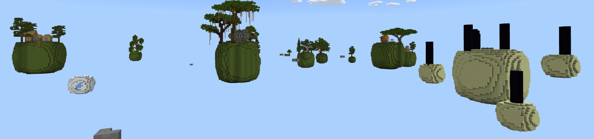 Cubed Skyblock Panorama