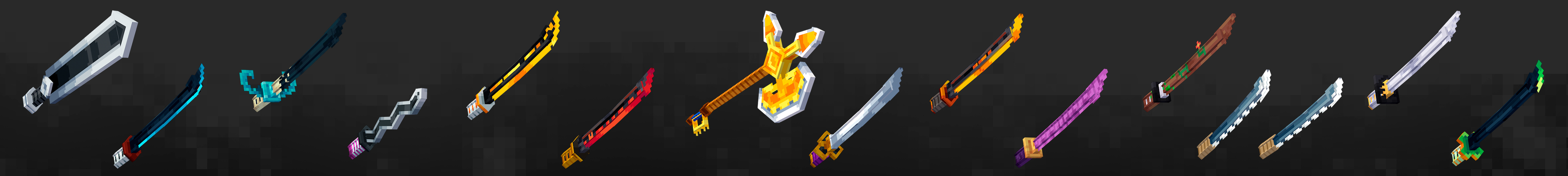 Anime Katanas Panorama