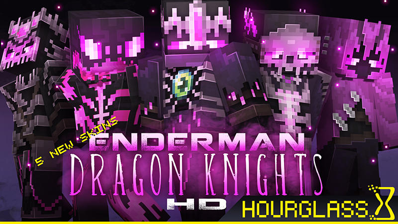 Enderman Dragon Knights HD Key Art