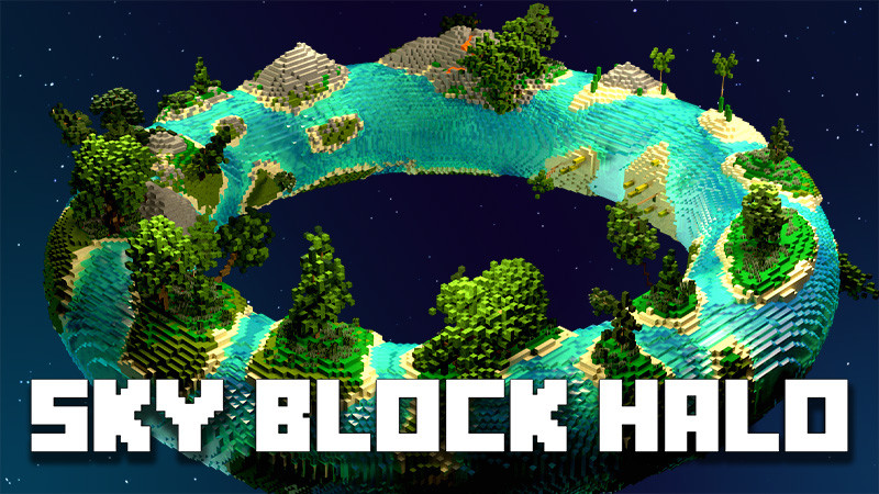 Skyblock Halo Key Art