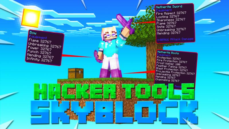 Hacker Tools Skyblock Key Art