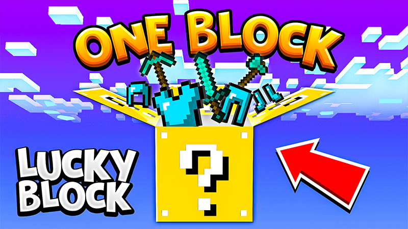 One Block Lucky Block Key Art