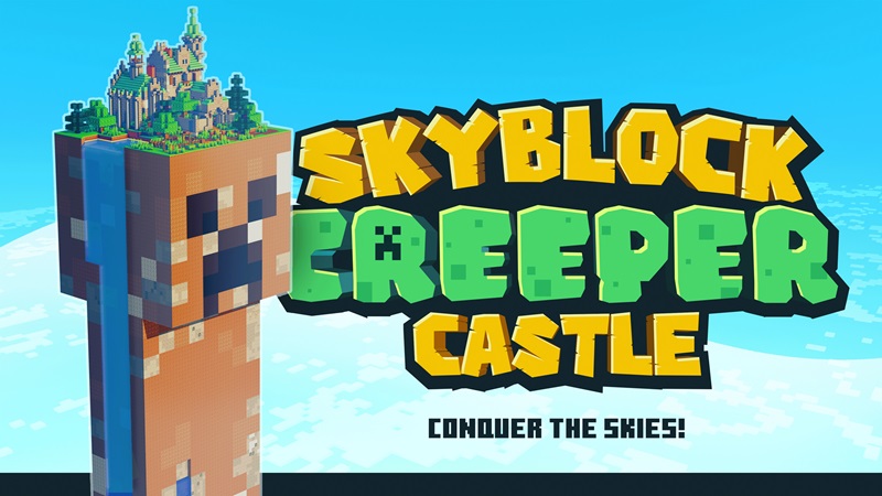 Creeper Skyblock Key Art