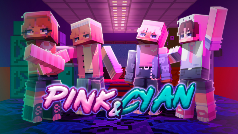 Pink & Cyan on the Minecraft Marketplace by Pixel Smile Studios