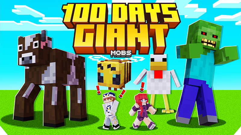 100 Days GIANT MOBS! Key Art