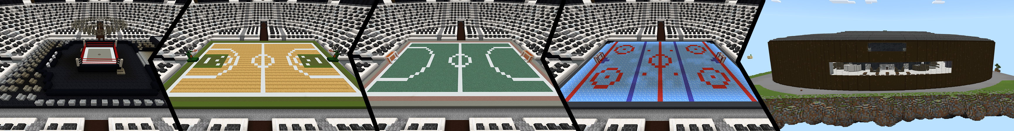 Skyblock Sports Arena Panorama