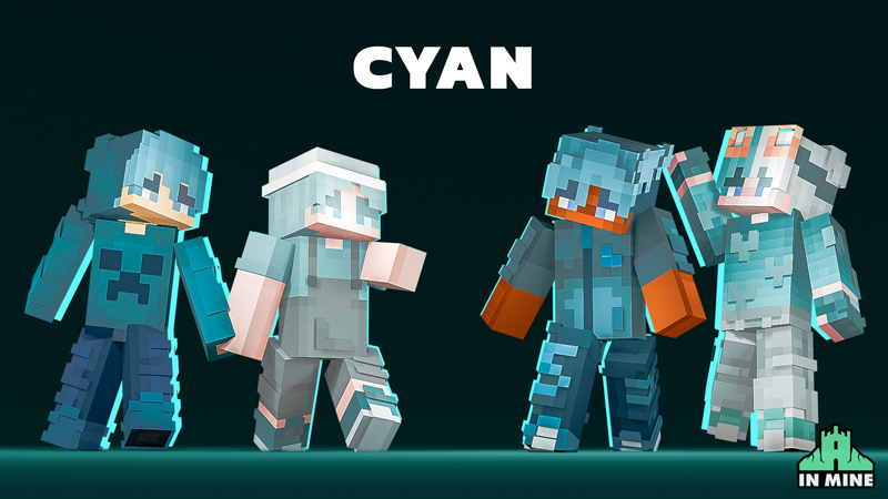 Shades Of Cyan on the Minecraft Marketplace by In Mine