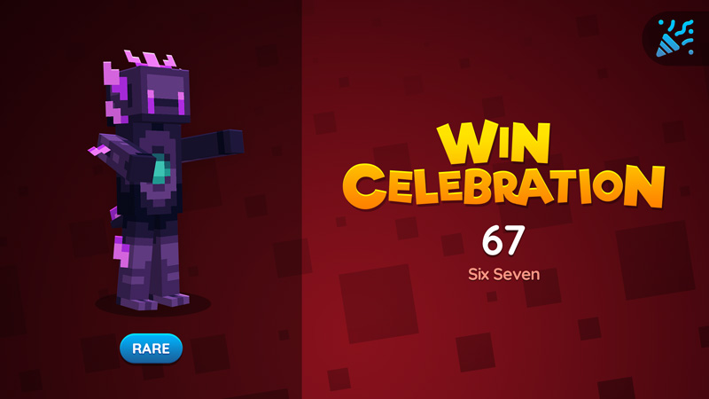 67 Win Celebration