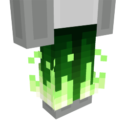 Glowing Green Fire Pants on the Minecraft Marketplace by Lua Studios