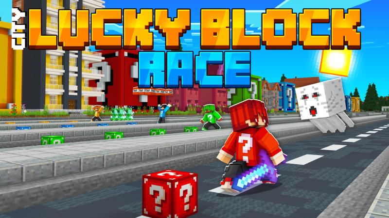 City Lucky Block Race Key Art