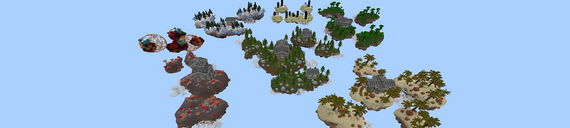 Dinosaur Skyblock Panorama