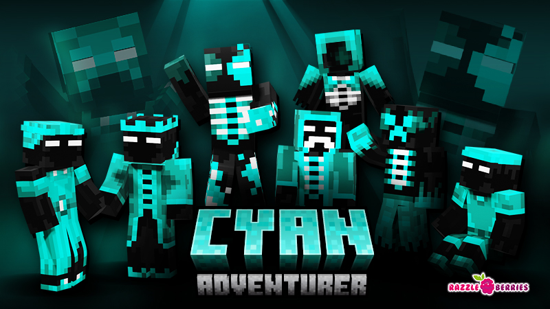 Cyan Adventurer Key Art