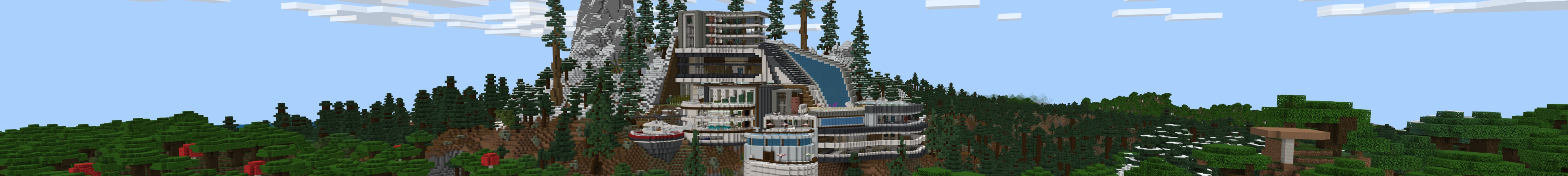 Mountain Mansion Panorama