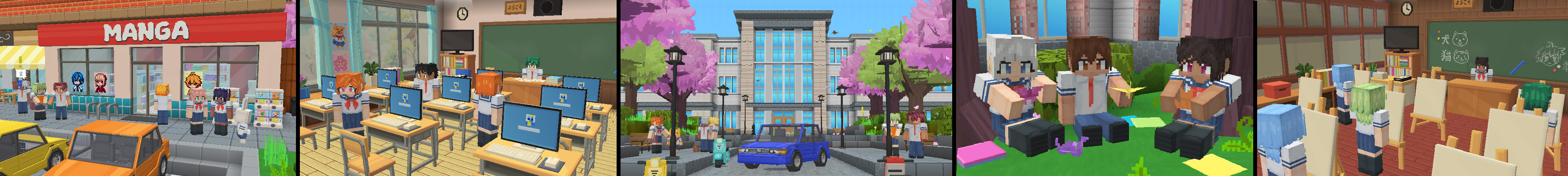 Anime High School Panorama