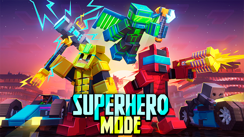 SUPERHERO MODE Key Art