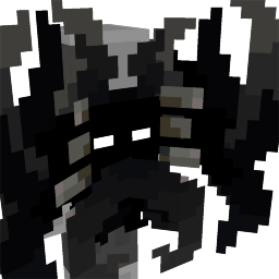 Black Shadow Warden Wings on the Minecraft Marketplace by Dalibu Studios