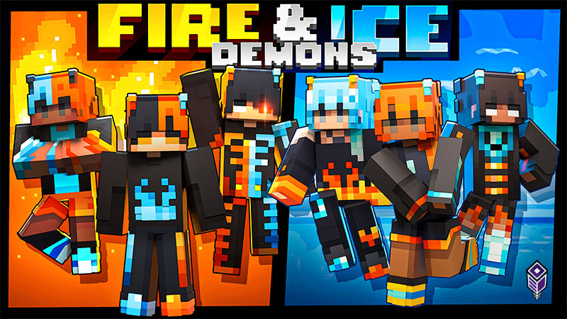 FIRE & ICE DEMONS Key Art