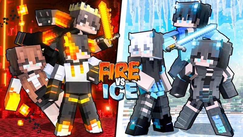 minecraft fire and ice skin