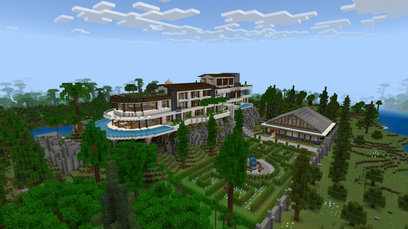 Modern Millionaire Mansion by BLOCKLAB Studios