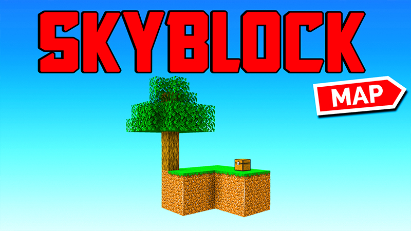 Skyblock Map Key Art