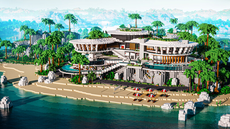 Beachside Mansion Key Art